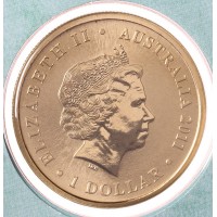 Монета Австралия 1 доллар 2011 Детёныши диких животных - Бандикут