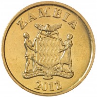 Монета Замбия 10 нгве 2012
