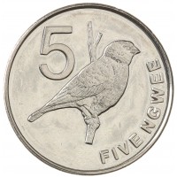 Монета Замбия 5 нгве 2012