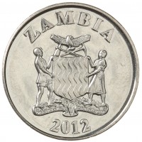 Монета Замбия 5 нгве 2012