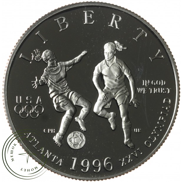 США 50 центов 1995 XXVI летние Олимпийские игры, Атланта 1996 - Футбол