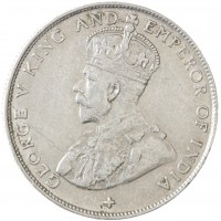 Монета Стрейтс Сетлментс 50 центов 1920