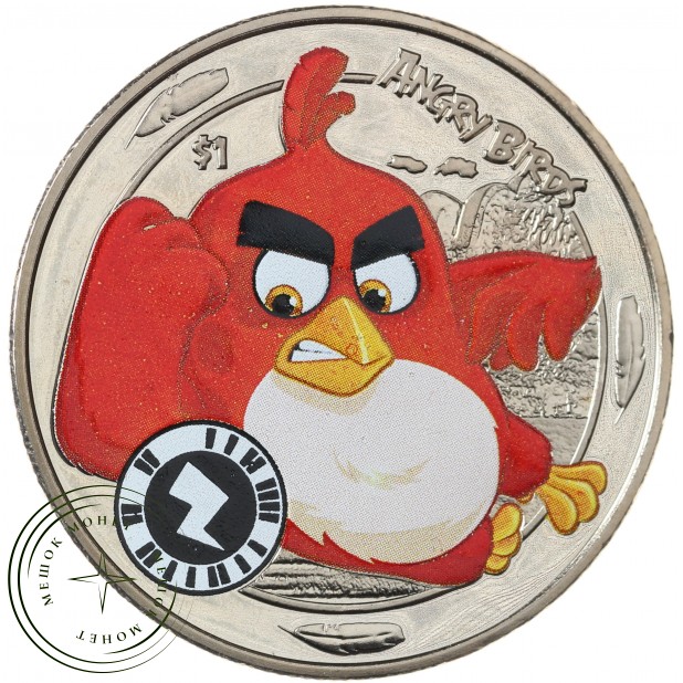 Сьерра-Леоне 1 доллар 2018 Angry Birds