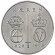 Норвегия 5 крон 1978 350 лет норвежской армии