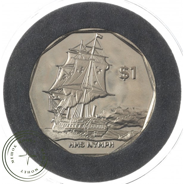 Британские Виргинские острова 1 доллар 2022 Корабли - Нимф