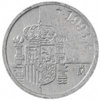 Монета Испания 1 песета 1993
