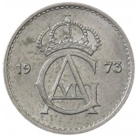 Швеция 10 эре 1973