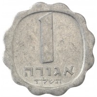 Монета Израиль 1 агора 1974