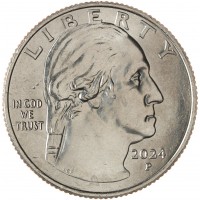 США 25 центов 2024 Пэтси Такемото Минк