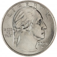 США 25 центов 2024 Пэтси Такемото Минк