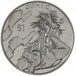 Британские Виргинские острова 1 доллар 2016 XXXI летние Олимпийские Игры в Рио-де-Жанейро 2016 - Пляжный волейбол