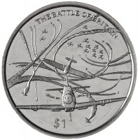 Монета Сьерра-Леоне 1 доллар 2005 60 лет окончанию Второй мировой войны - Битва за Британию