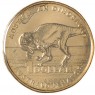 Австралия набор 4 монеты 1 доллар 2022 Австралийские динозавры в буклете