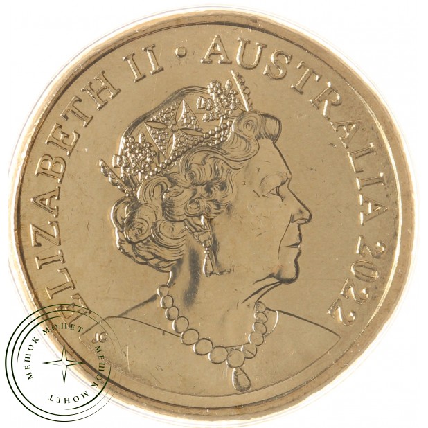 Австралия набор 4 монеты 1 доллар 2022 Австралийские динозавры в буклете