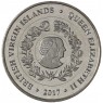 Британские Виргинские острова 1 доллар 2017 Цветы любви