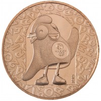 Монета Франция 1/4 евро 2023 XXXIII летние Олимпийские игры в Париже 2024 - Талисман Фриж