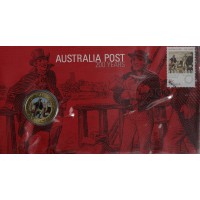 Монета Австралия 1 доллар 2009 200 лет почте в буклете