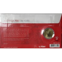 Монета Австралия 1 доллар 2009 200 лет почте в буклете