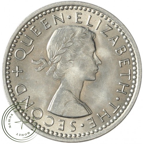 Новая Зеландия 3 пенса 1957 — 937041231