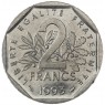 Франция 2 франка 1997 50 лет Национальному движению сопротивления