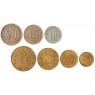 Тува набор 7 монет 1, 2, 3, 5, 10, 15 и 20 копеек 1934