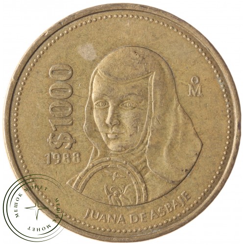 Мексика 1000 песо 1988 