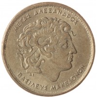 Монета Греция 100 драхм 1992