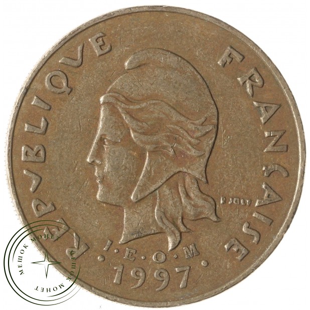 Новая Каледония 100 франков 1997