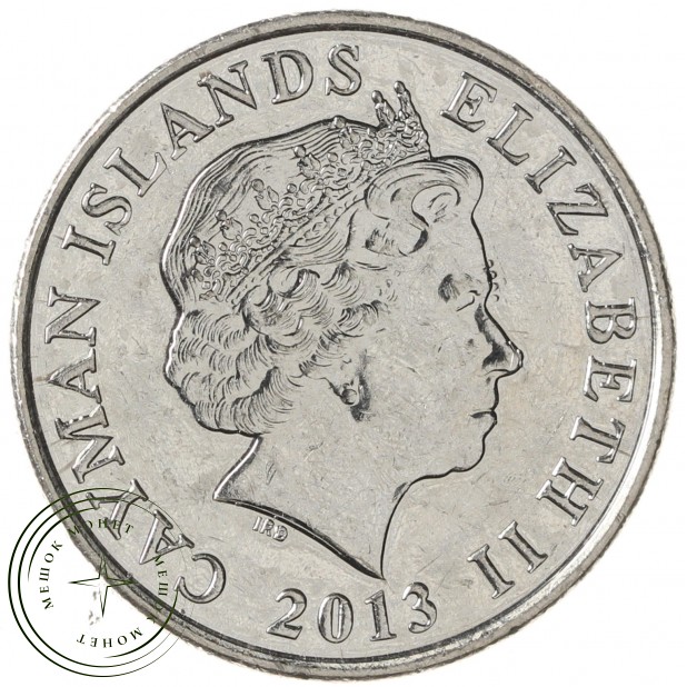 Каймановы острова 25 центов 2013