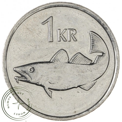 Исландия 1 крона 2011