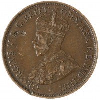 Монета Австралия 1/2 пенни 1912