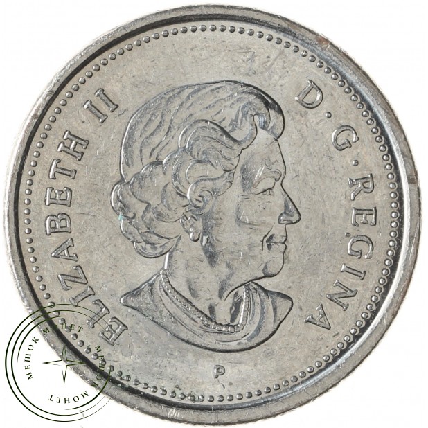 Канада 25 центов 2003