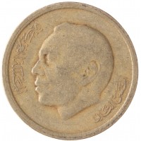 Монета Марокко 20 сантимов 1974