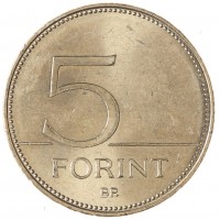 Монета Венгрия 5 форинтов 2016