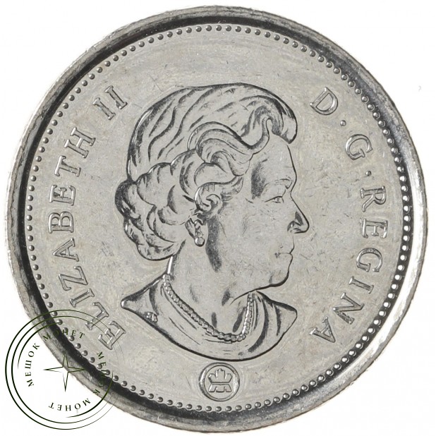 Канада 5 центов 2009