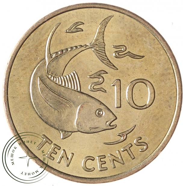Сейшелы 10 центов 2007