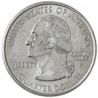 Монета США 25 центов 2000 Южная Каролина P