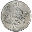 США 25 центов 2008 Аляска Р