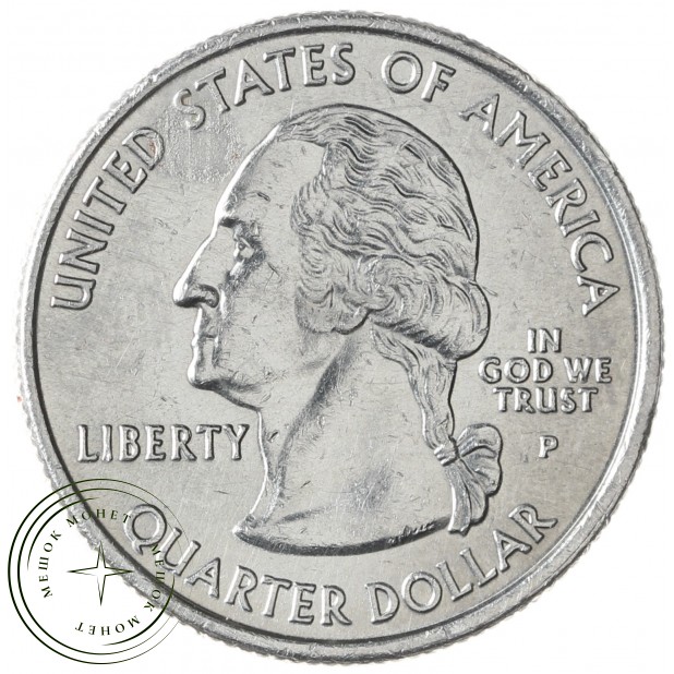 США 25 центов 2006 Южная Дакота Р