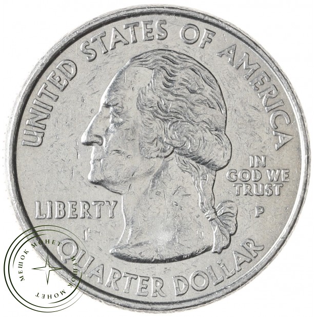 США 25 центов 2000 Нью-Гэмпшир Р