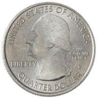 Монета США 25 центов 2012 Национальный исторический парк Чако Р