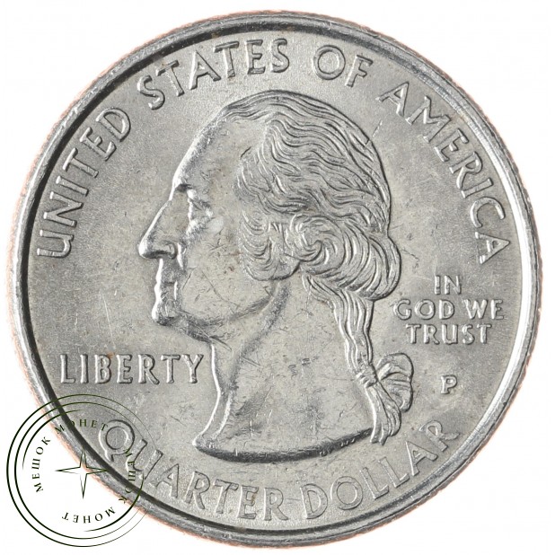 США 25 центов 1999 Делавэр Р