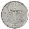 США 25 центов 2002 Теннесси Р