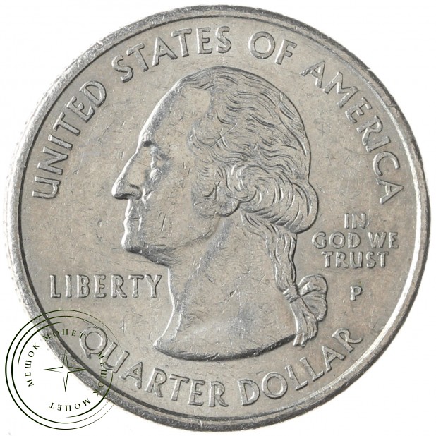 США 25 центов 1999 Коннектикут Р