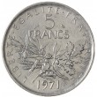 Франция 5 франков 1971