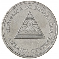 Монета Никарагуа 5 кордоб 2000