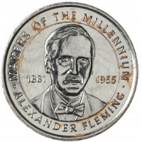Монета Жетон Миллениум 2000 Александр Флеминг