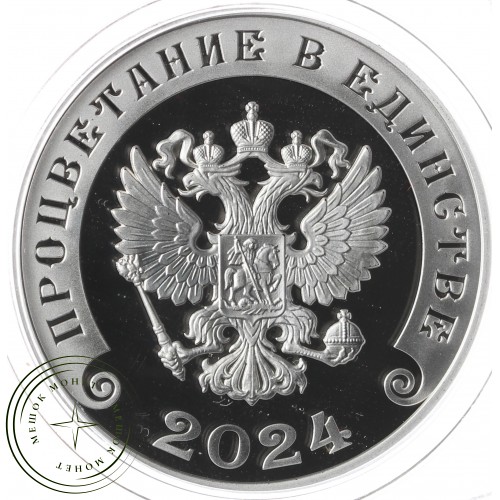 Жетон ММД ГОЗНАК 2024 10 лет вместе Крым и Севастополь - Процветание в Единстве