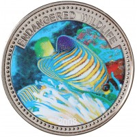 Монета Палау 1 доллар 2008 Королевский ангел