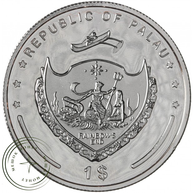 Палау 1 доллар 2008 Королевский ангел